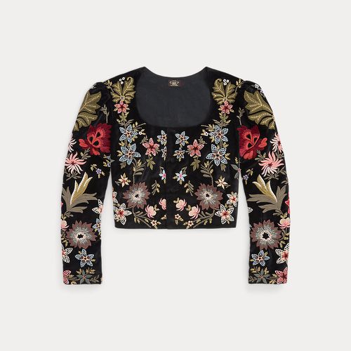 Embroidered Velveteen Top - RRL - Modalova