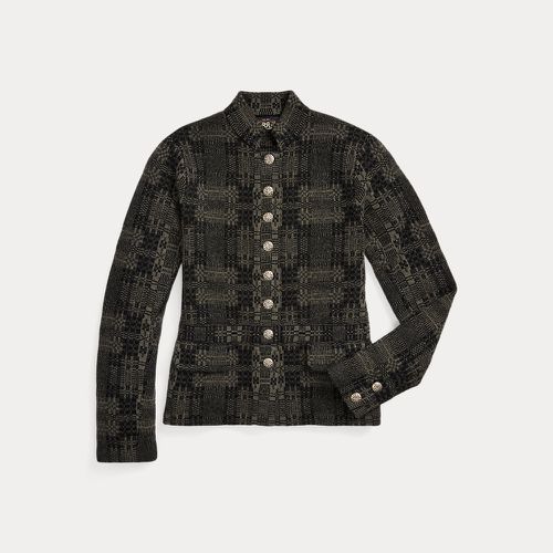 Wool-Cashmere Jacquard Jumper Jacket - RRL - Modalova