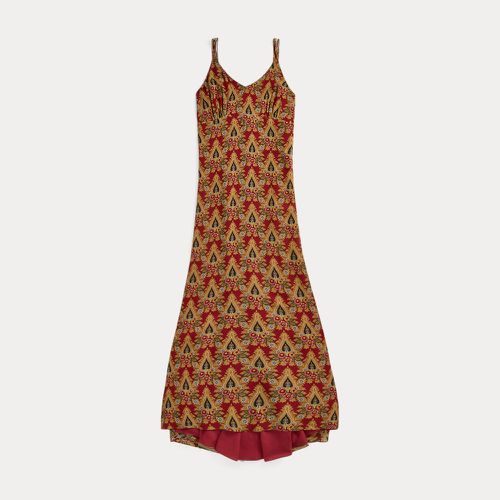 Paisley Silk Georgette Dress - RRL - Modalova