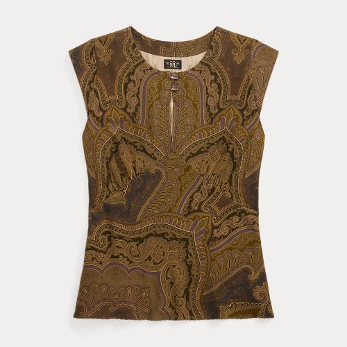 Paisley Twill Bias-Cut Blouse - RRL - Modalova