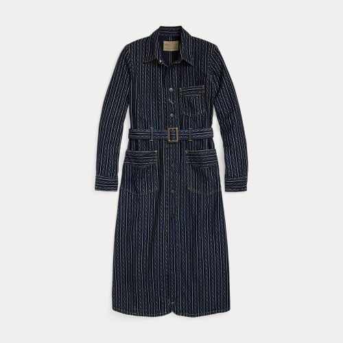 Indigo Print Twill Shop Coat - RRL - Modalova