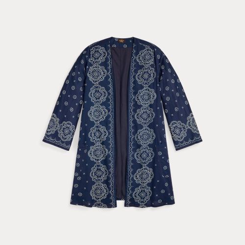 Indigo Bandanna-Print Voile Duster - RRL - Modalova