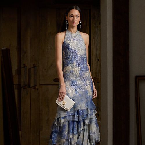 Lauraine Floral Silk Evening Dress - Collection - Modalova