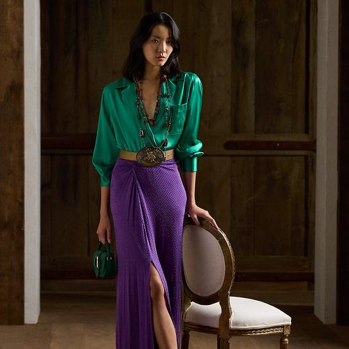 Embellished Jersey Sarong Maxiskirt - Collection - Modalova