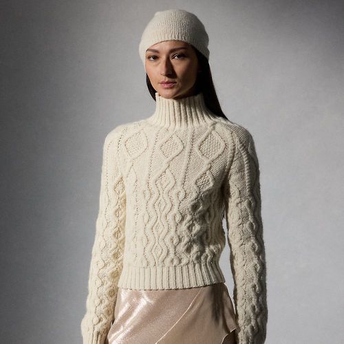 Aran-Knit Cashmere Funnelneck Jumper - Collection - Modalova