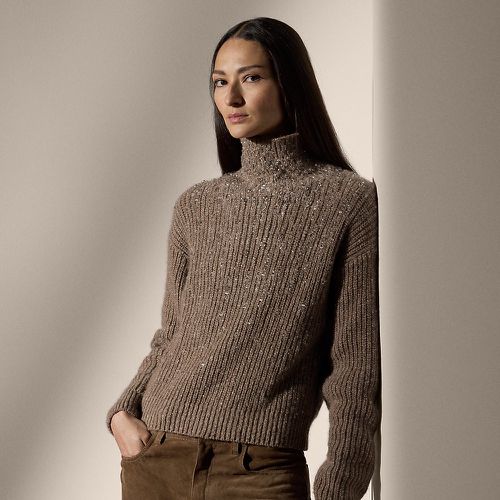 Embellished Cashmere Mockneck Jumper - Collection - Modalova