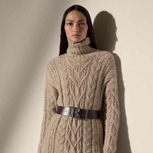 Cable-Knit Mouliné Cashmere Roll Neck - Collection - Modalova