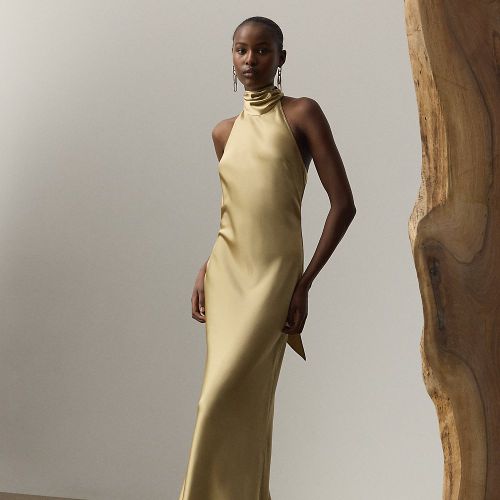 Chilton Stretch Satin Evening Dress - Collection - Modalova