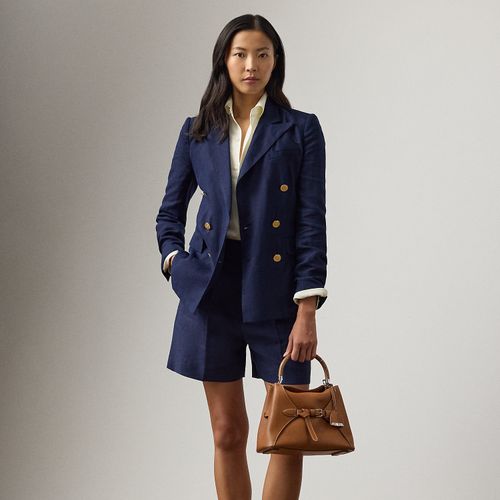 Short Tracy plissé en lin - Collection - Modalova