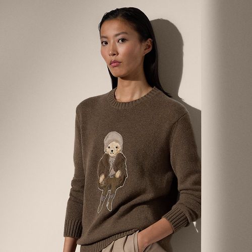 Winter Polo Bear Cashmere Jumper - Collection - Modalova