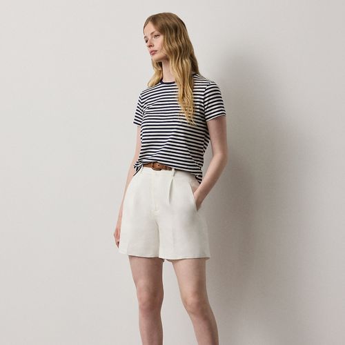 Short Tracy plissé en lin - Collection - Modalova