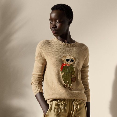 Aviator Polo Bear Cashmere Jumper - Collection - Modalova