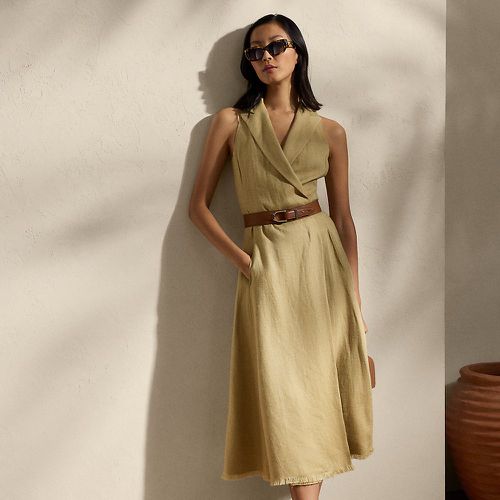 Alecia Silk-Linen Twill Day Dress - Collection - Modalova