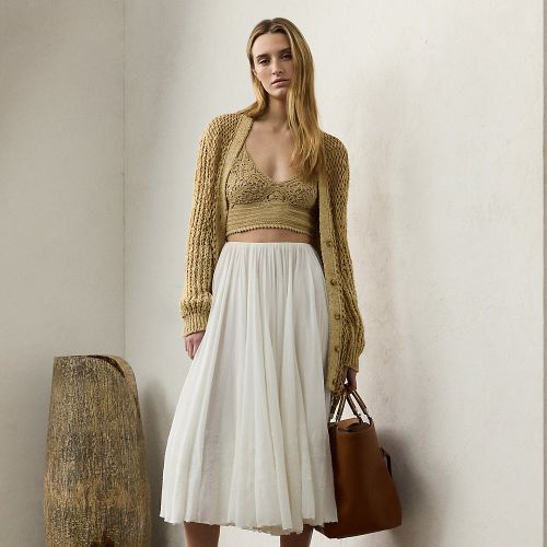 Trivelas Embellished Pleated Voile Skirt - Collection - Modalova
