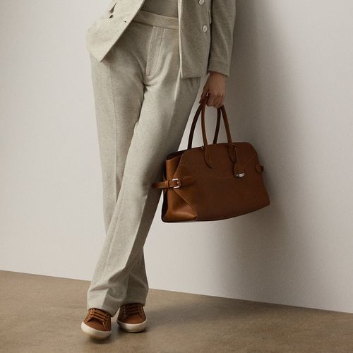 Tailored Cotton-Cashmere Fleece Trouser - Collection - Modalova