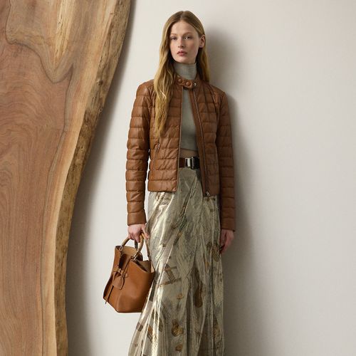 Maxi jupe Patricia en lamé à motif - Collection - Modalova