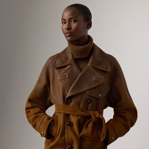 Eldridge Lambskin Moto Jacket - creating a beautiful contrast in textures that emphasises the quality and refinement of the leather. Tailored for a flattering fit with soft - Modalova