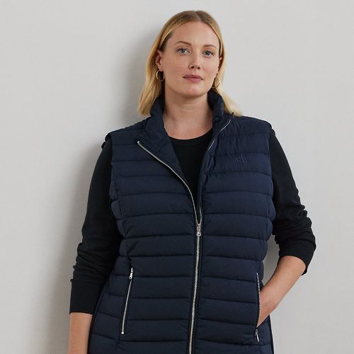 Curve - Quilted Mockneck Vest - Lauren Curve - Modalova