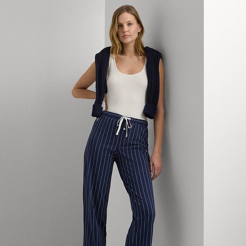 Striped Cotton Jersey Pajama Pant - Lauren - Modalova