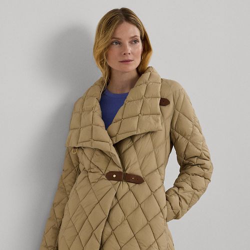 Buckle-Trim Diamond-Quilted Coat - Lauren - Modalova