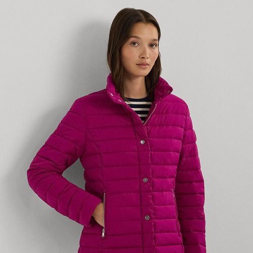 Quilted Funnelneck Puffer Coat - Lauren - Modalova