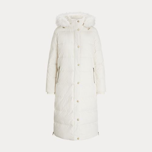 Faux-Fur-Trim Hooded Down Coat - Lauren - Modalova