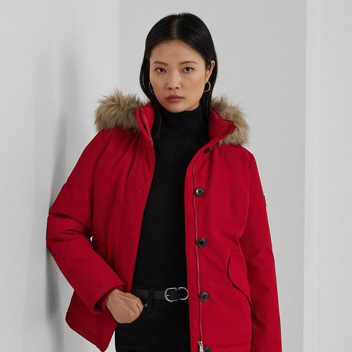 Faux-Fur-Trim Hooded Puffer Coat - Lauren - Modalova