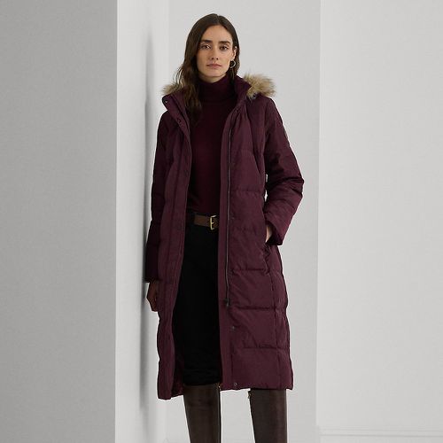 Faux Fur-Trim Hooded Down Coat - Lauren - Modalova