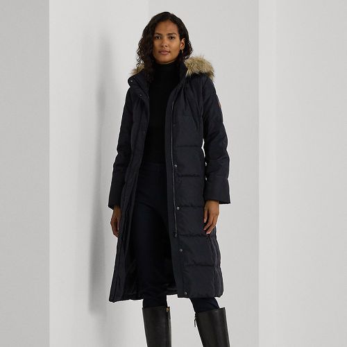 Faux Fur-Trim Hooded Down Coat - Lauren - Modalova