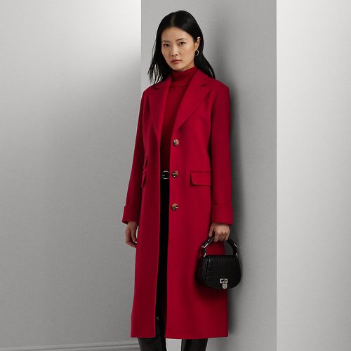 Wool-blend Reefer Coat - Lauren - Modalova