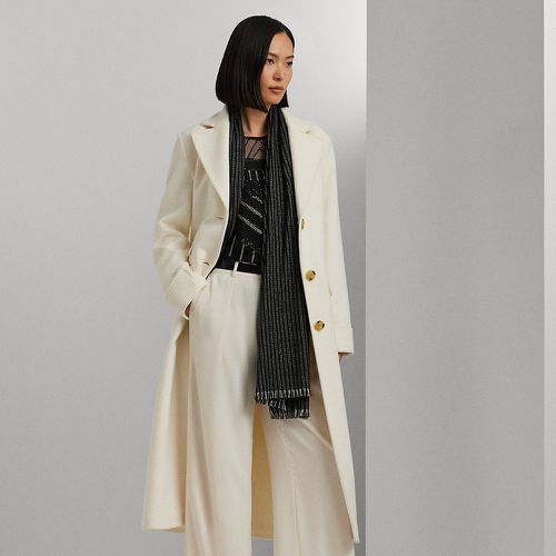 Wool-blend Reefer Coat - Lauren - Modalova