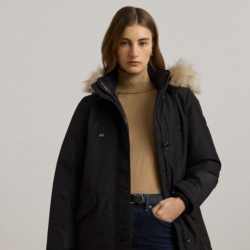 Faux-Fur-Trim Hooded Puffer Coat - Lauren - Modalova