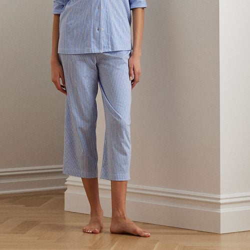 Striped Cotton Jersey Capri Sleep Set - Lauren - Modalova