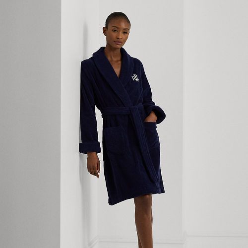 Cotton Terry Shawl-Collar Robe - Lauren - Modalova