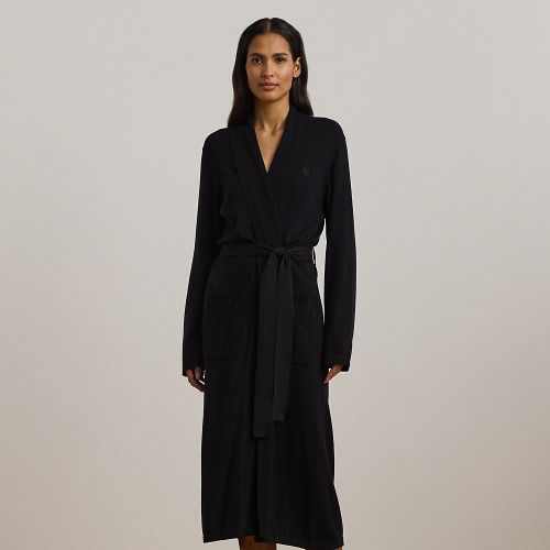 Belted Cotton-Cashmere Knit Robe - Lauren - Modalova