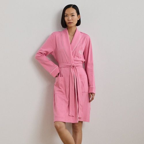 Interlock Quilted Shawl-Collar Robe - Lauren - Modalova