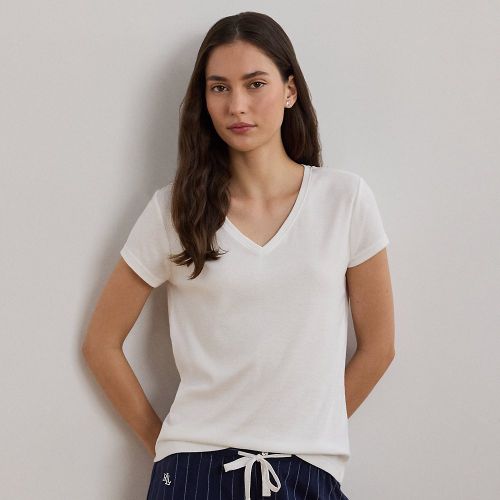 Cotton V-Neck Sleep Tee - Lauren - Modalova