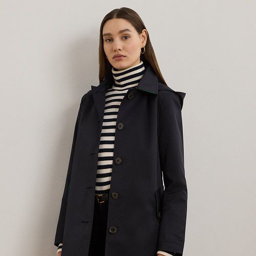 Hooded Cotton-Blend Balmacaan Coat - Lauren - Modalova