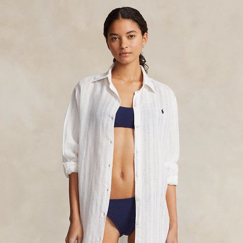 Linen-Cotton Shirt Cover-Up - Polo Ralph Lauren - Modalova