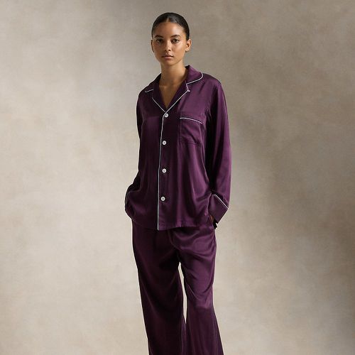 Stretch Silk Long-Sleeve Pyjama Set - Polo Ralph Lauren - Modalova