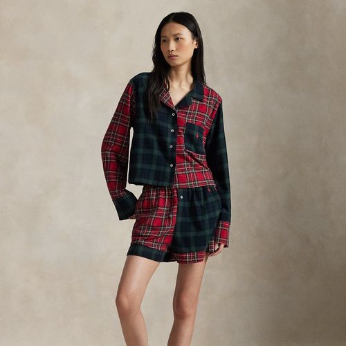 Pyjama haut court et boxer écossais - Polo Ralph Lauren - Modalova