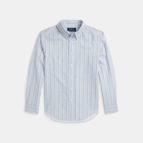 Striped Cotton Dobby Shirt - Ralph Lauren - Modalova
