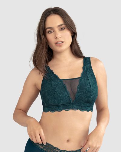 Bralette multiusos Sexy Siempre en encaje ideal para prótesis de mastectomía - Leonisa - Modalova