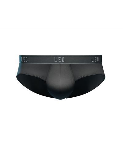 Bóxer brief tipo calzoncillo en microfibra con diseño frontal ergonómico - Leo - Modalova