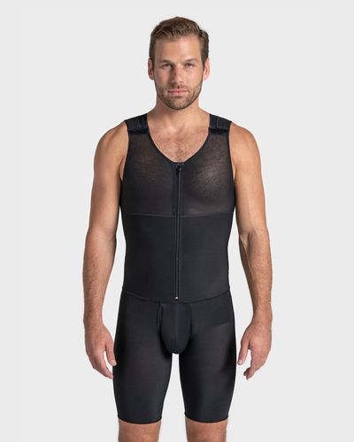 Men's post-surgical compression bodysuit - LEO - Modalova
