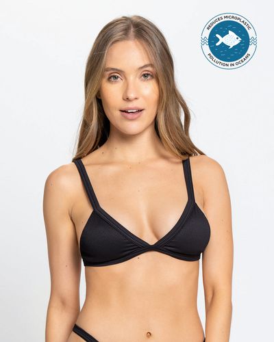 Top acanalado de bikini sin estructuras internas - Leonisa - Modalova