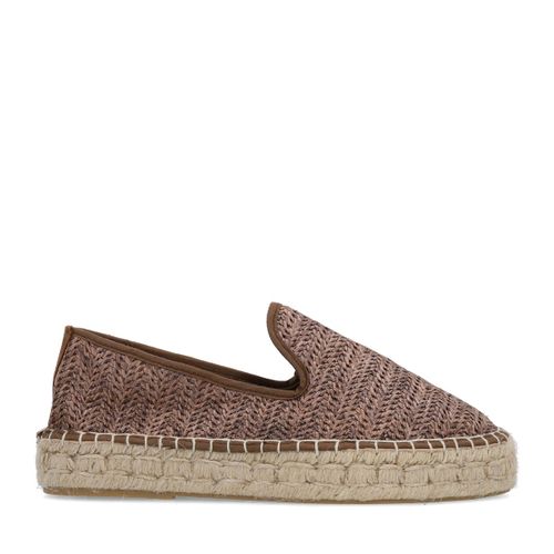 Espadrilles en raphia - marron - Sacha - Modalova