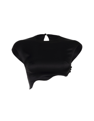 RHEA Silk Top in Black - MAET - Modalova