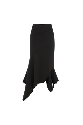 Lin - Midi Skirt With Asymmetrical Hem - ILA - Modalova