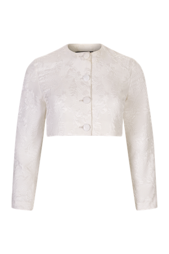Nº09 Cropped jacket with lined buttons - ANCOST - Modalova